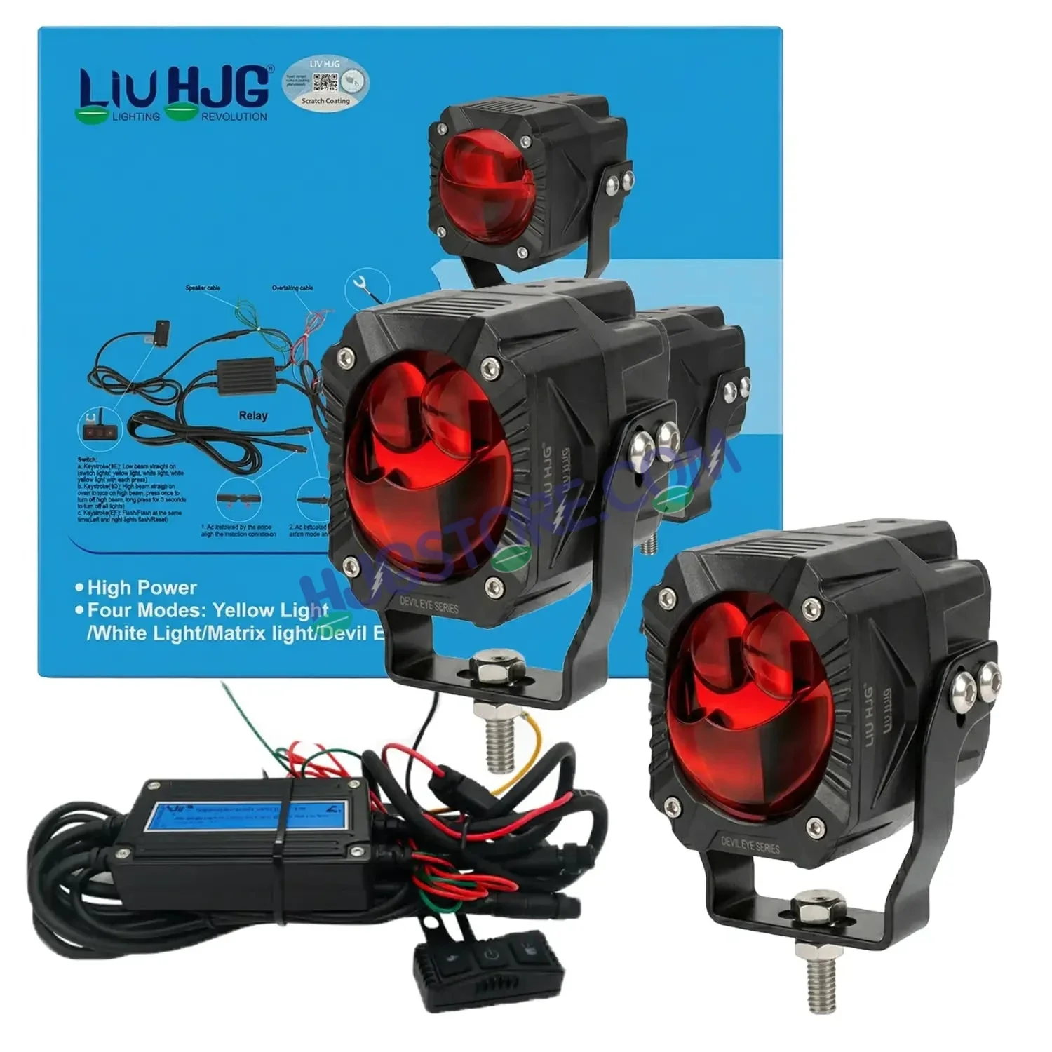 New Arrival Original HJG LIU HJG Foglight HJG Fog light HJG Fog lamp For Bike Motorcycle Scooter at HJGstore.com
